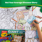Giant Coloring Pages, T-Rex, 12 pages
