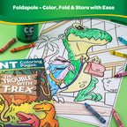 Giant Coloring Pages, T-Rex, 12 pages