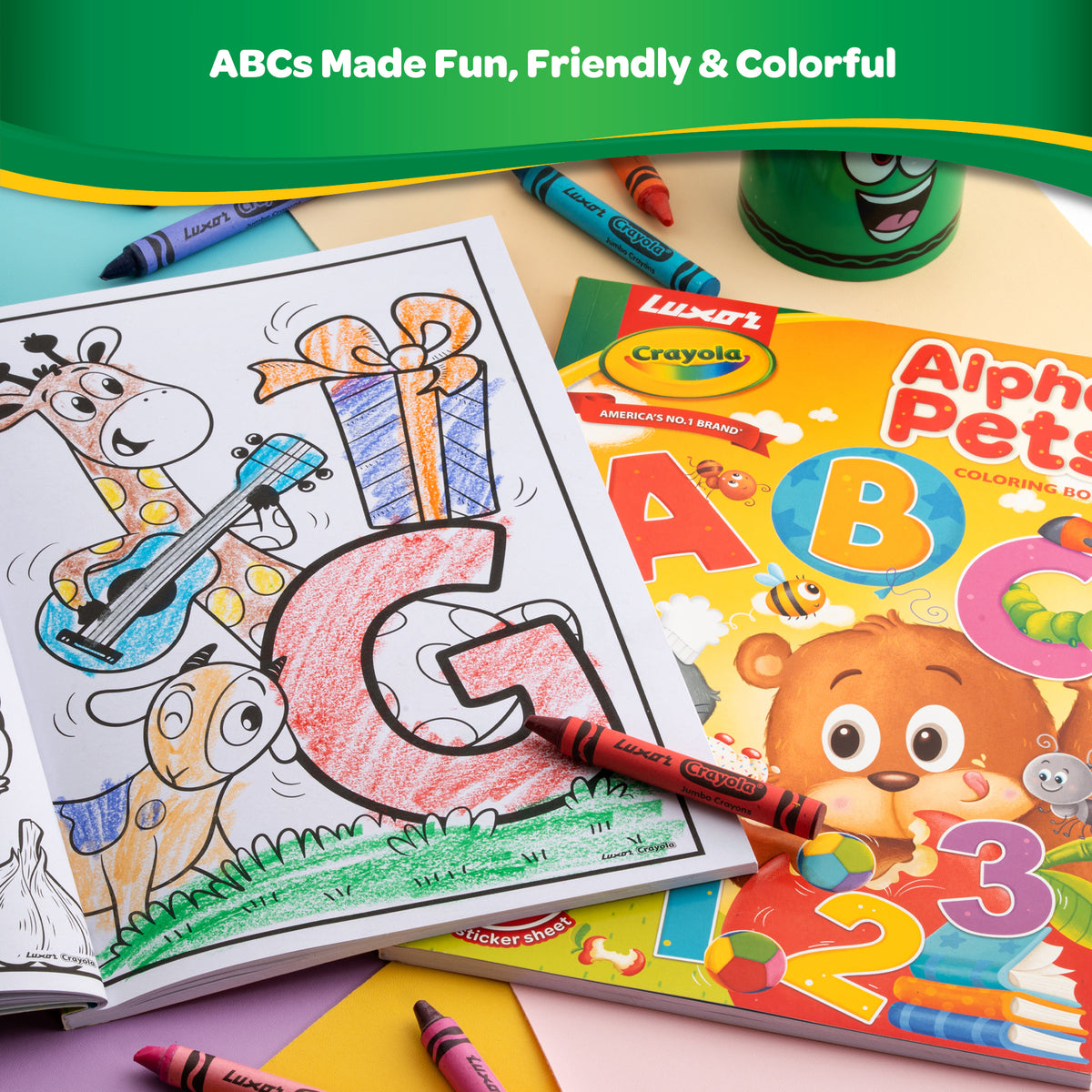 Alpha Pets Coloring Book, 96 Pages