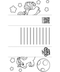 Create And Play Unicorn Foldable Card
