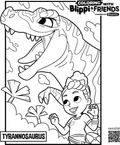 Meekah & T-Rex