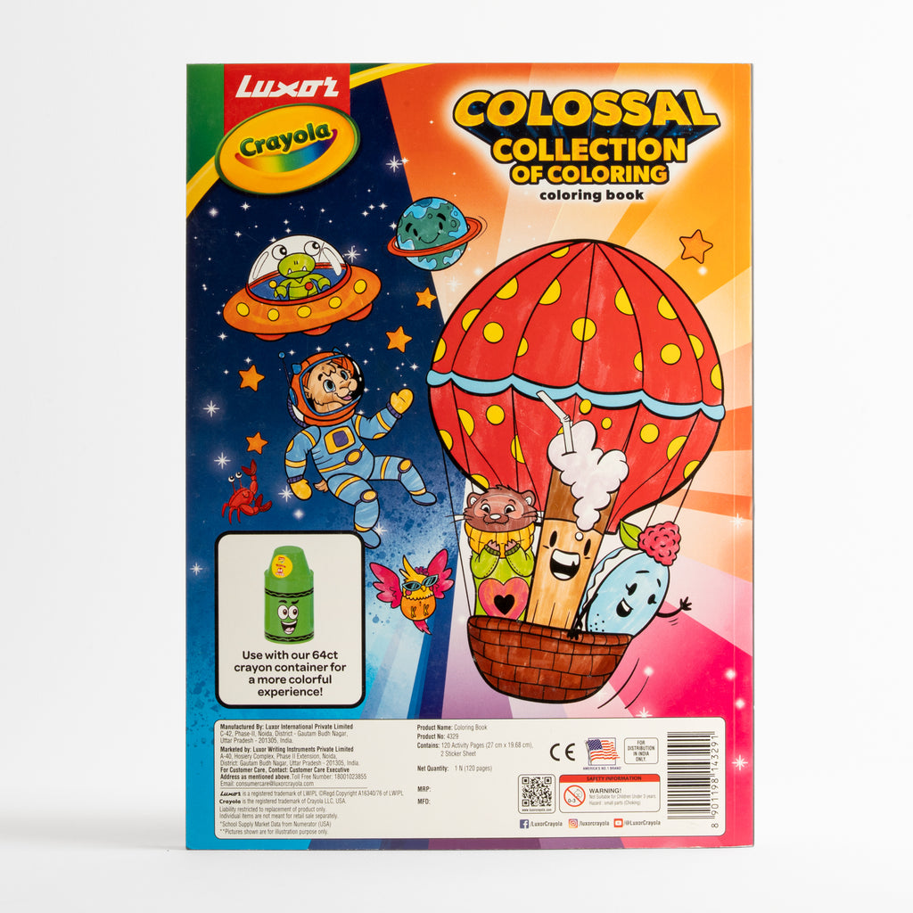 Colossal Collection of Coloring Book - 120 pages
