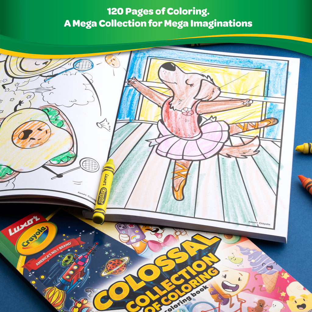 Colossal Collection of Coloring Book - 120 pages
