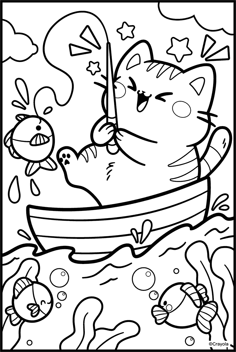 Cute Fishing Cat