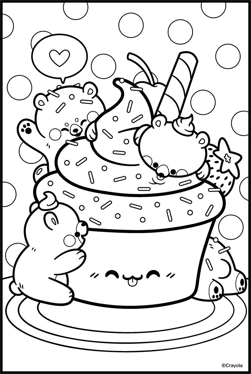 Cute Bear Dessert