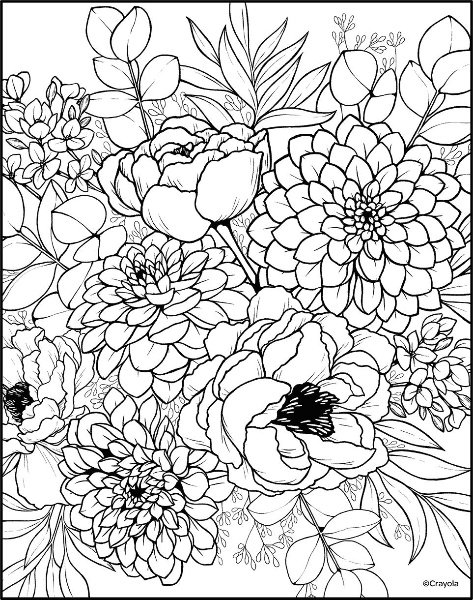 Dahlias and Peonies