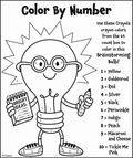 Bright Ideas Color By Number