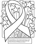Childhood Cancer Ribbon