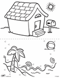 First Pages - House and Beach