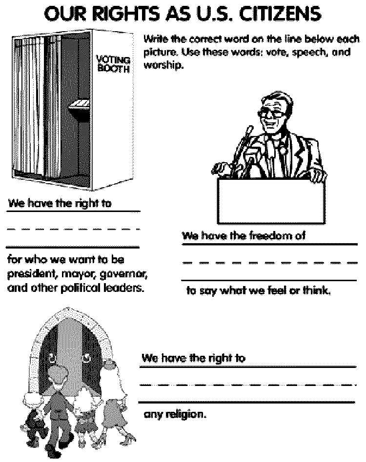 Our Rights as U.S. Citizens