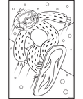 Sloths Love Llamas Snowboard