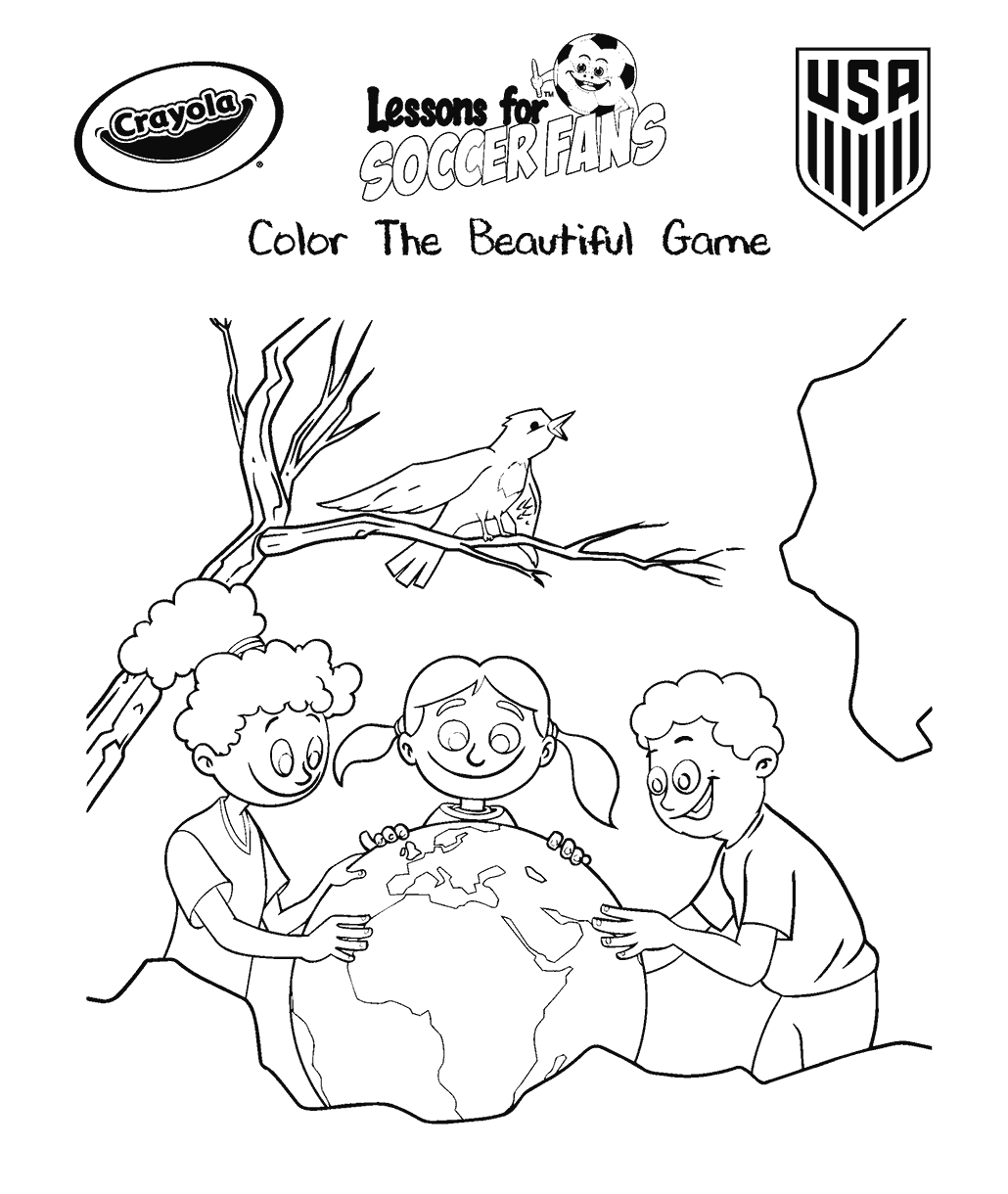 Kids with Globe