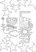 Labor Day Stars and Tools