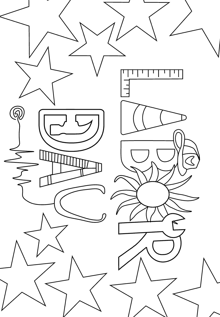 Labor Day Stars and Tools