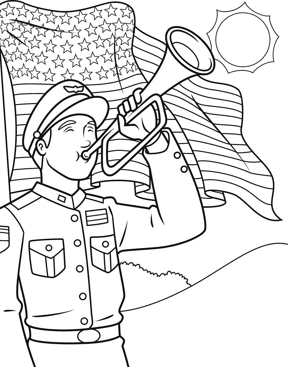 Memorial Day Bugler