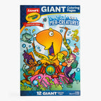 Giant Coloring Pages, Mer-Creatures, 12 pages