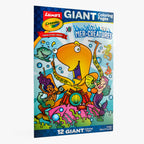 Giant Coloring Pages, Mer-Creatures, 12 pages