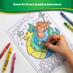 Giant Coloring Pages, Mer-Creatures, 12 pages