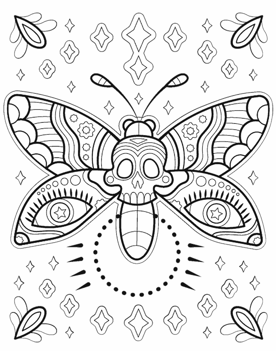 Sugar Skull Butterfly