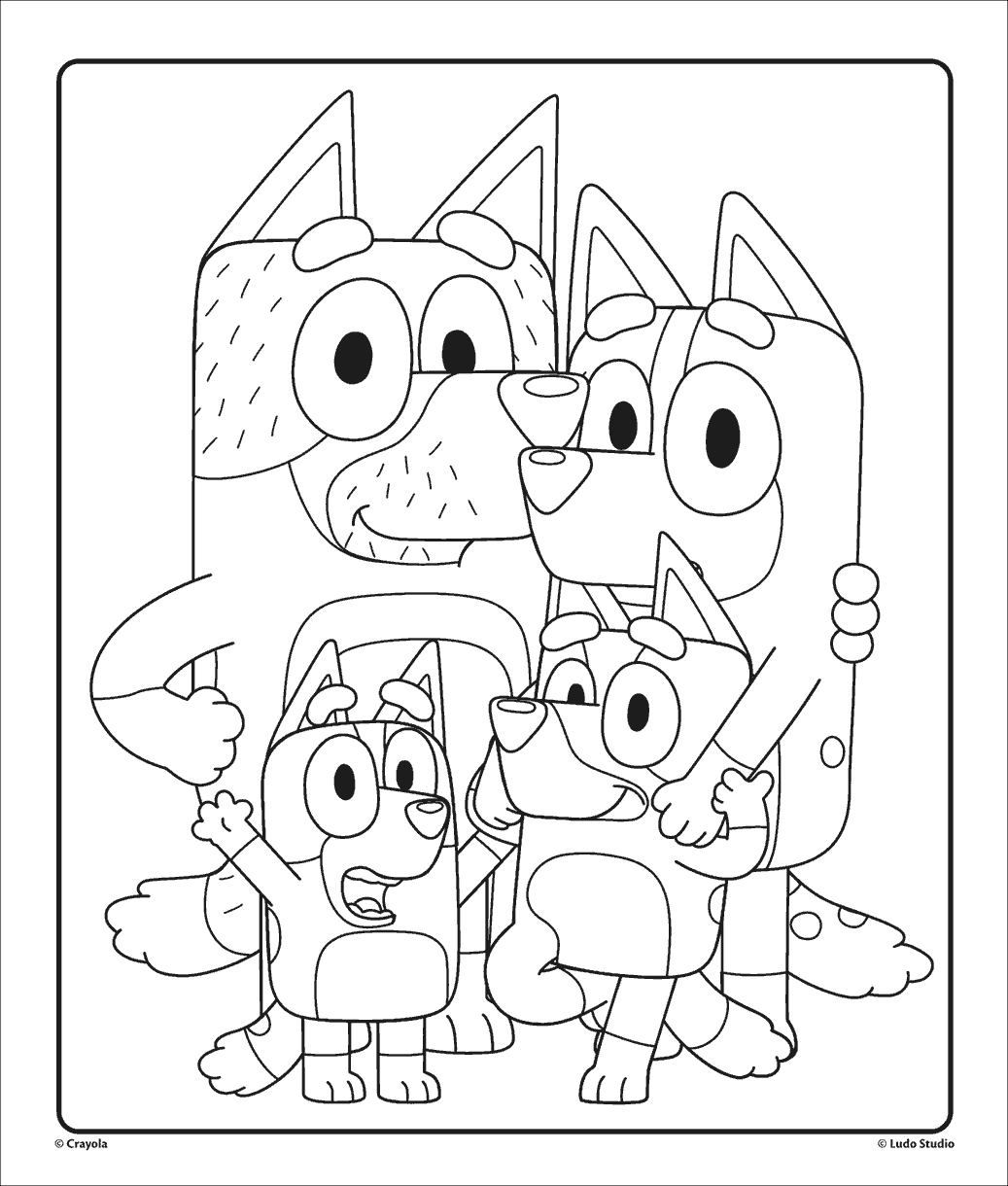Bluey Heeler Family