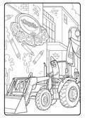 Tractor at Crayola Experience
