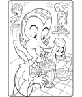 Halloween Vampire Coloring Page